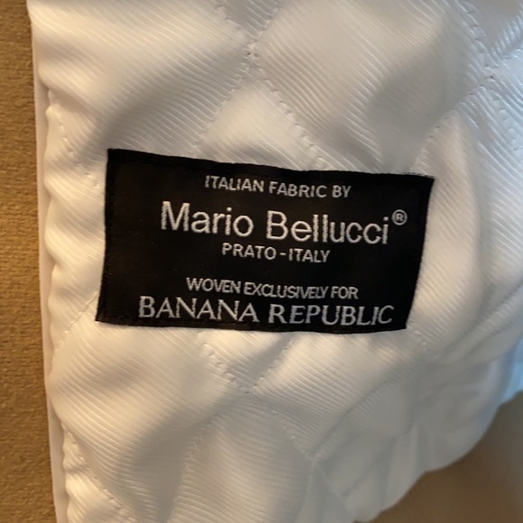 Banana Republic Italian Wool Blend Bomber Jacket w Removable Faux Fur Collar - Picture 2 of 9